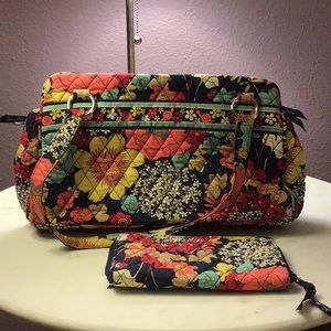 Vera Bradley happy snails purse and wallet